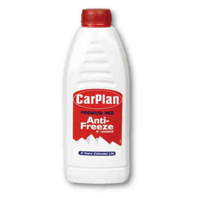 Carplan Premium Red Antifreeze And Coolant Down To -36C 1L x 3