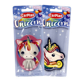 CarPlan Scents Of A Unicorn Mixed Pack Air Fresheners - Bubblegum x 12