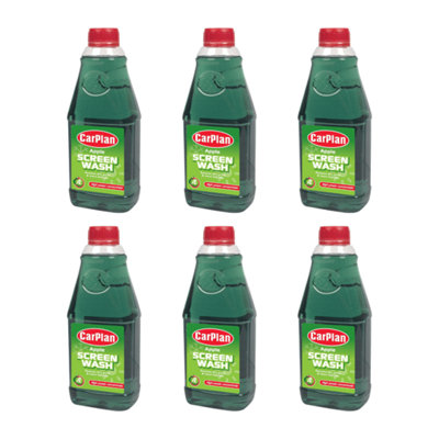 CarPlan Screen Wash Apple Concentrated 1L (Pack of 6)