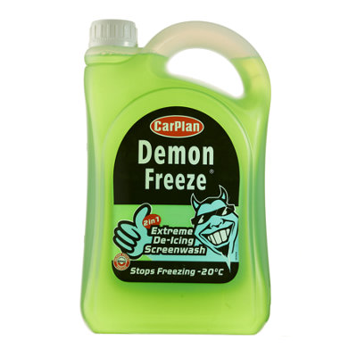 CarPlan Screen Wash Windscreen Fluid De-Icer Demon Winter Freeze -20C 2.5 Litres