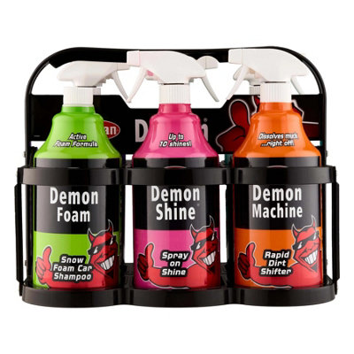 CarPlan Shine Car Cleaning Valeting Kit Snow Foam Wheel Cleaner Tyre Shine