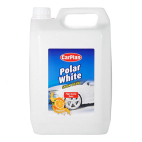 CarPlan Snow Foam Car Shampoo - 5L Car Valeting Cleaning Treatment 5 Litres