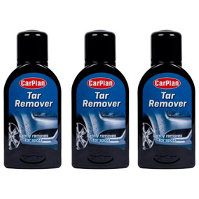 CarPlan Tar Remover for Tar Oil Grease Car Paintwork Trim Wheels 375ml x3