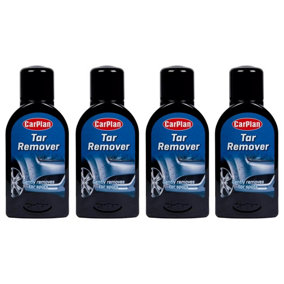 CarPlan Tar Remover for Tar Oil Grease Car Paintwork Trim Wheels 375ml x4