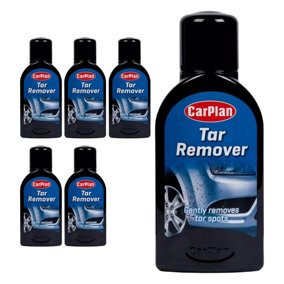 CarPlan Tar Remover for Tar Oil Grease Car Paintwork Trim Wheels 375ml x6