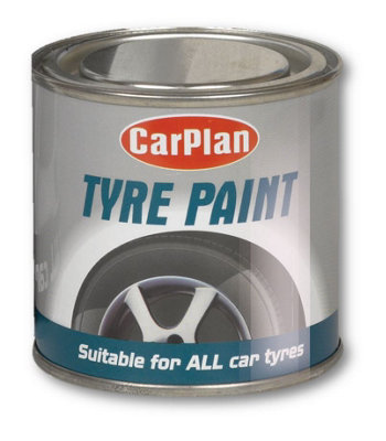 CarPlan Tetrosyl TPT250 Tyre Paint Black Rubber Surfaces 250mL x6 Treatment