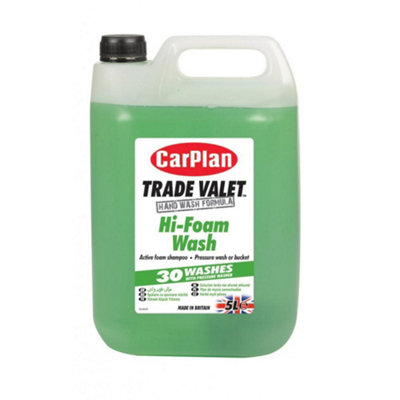 CarPlan Trade Hi Foam Wash Shampoo 5 Litre Active Foam 5L Car Clean Valet CFW005