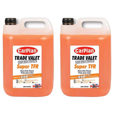 Carplan Trade Valet Super TFR Heavy Duty Pre Cleaner Shampoo Cleaning Auto 5L x2
