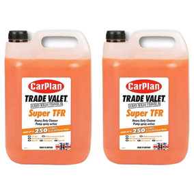 Carplan Trade Valet Super TFR Heavy Duty Pre Cleaner Shampoo Cleaning Auto 5L x2