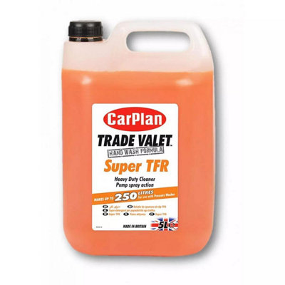 Carplan Trade Valet Super TFR Heavy Duty Pre Cleaner Shampoo Cleaning Auto 5L x2