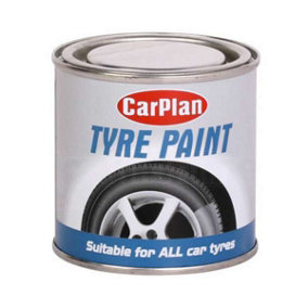 CarPlan Tyre Paint, Suitable For All Car 250ml
