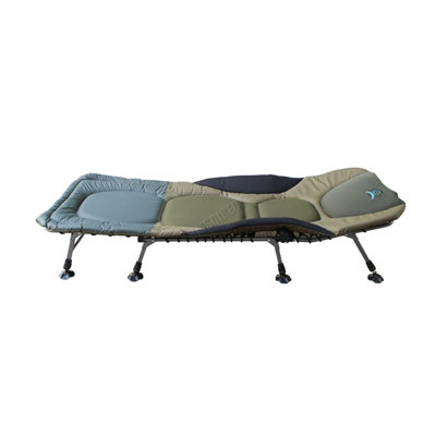 CARPZILLA Carp Fishing Bed Chair Bedchair Camping Heavy Duty 8 Adjustable  Legs