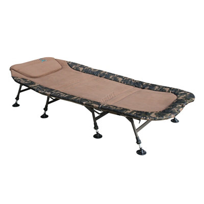 CARPZILLA Fishing Bed 8 Legs 150kg Folding Bedchair Camping Equipment 210x97cm