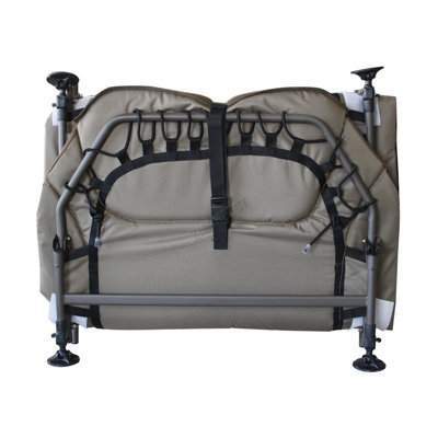 CARPZILLA Fishing Bed 8 Legs 150kg Folding Bedchair Camping Equipment 210x97cm