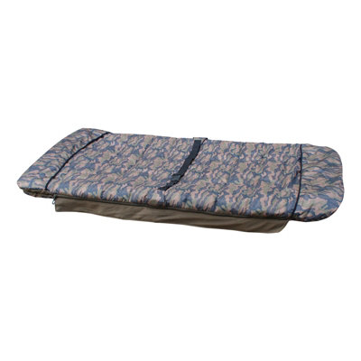 CARPZILLA L215 x W95CM Camo Fishing Sleeping Bag Fleece Lined Camping Hiking 5 Season