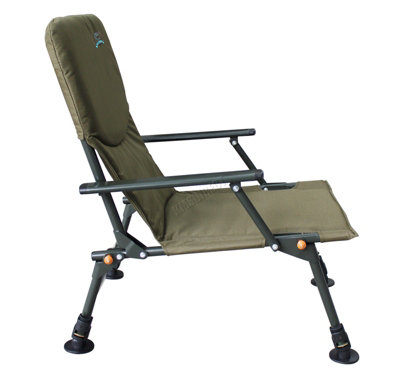 Carpzilla Portable Fishing Chair, XL Heavy Duty Camping Recliner Chair, Adjustable Legs