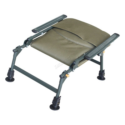Fladen King Carp Fishing Chair – Folding, Padded, 4 Adjustable Legs With Mud Feet, Green, 26-001fox