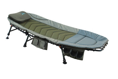 CARPZILLA Portable Fishing Bed Chair - XL Camping Bed With Tackle Storage