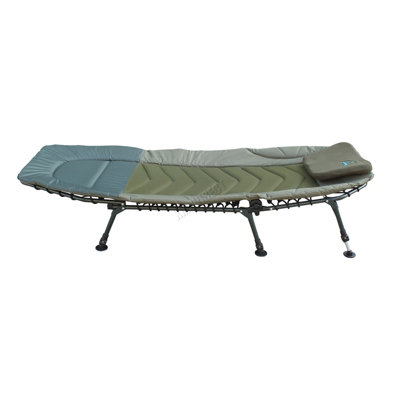 CARPZILLA Portable Fishing Bed Chair - XL Camping Bed With Tackle Storage