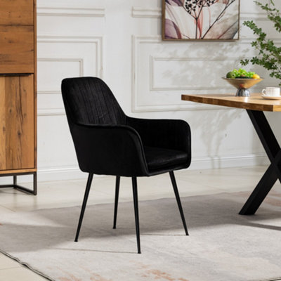 Small velvet dining chairs discount