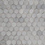 Carrara White Marble Hexagon Mosaic Tile 30.5 x 28.5cm, Sold Per Tile