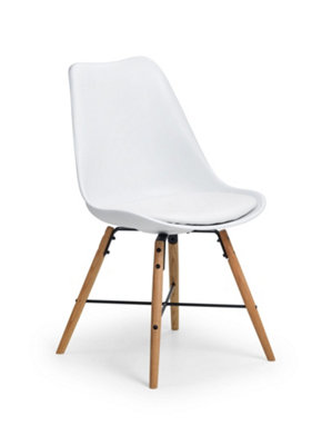Carry Chair - White & Oak Legs