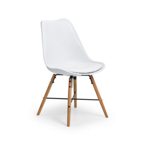 Carry Chair - White & Oak Legs