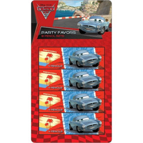 Cars 2 Pencil Set (Pack of 32) Blue/Red (One Size)