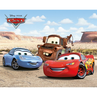 Cars Best Friends Poster Brown/Red/Blue (50cm x 0.1cm x 40cm)