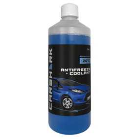 CARSHARK Antifreeze and Coolant 1 Litre Effective down to -20 - Ready to Use