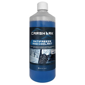 CARSHARK Antifreeze and Coolant 1 Litre Effective down to -20 - Ready to Use