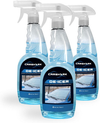 CARSHARK Fast Acting De-icer 3 x 750ml