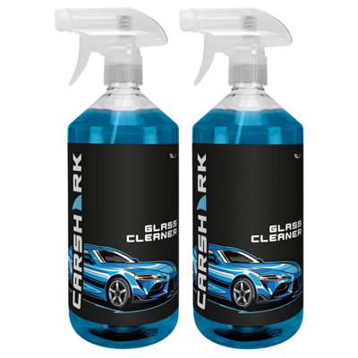 CARSHARK Glass Cleaner - 2 x 1L - Suitable for rain sensor and acrylic windows