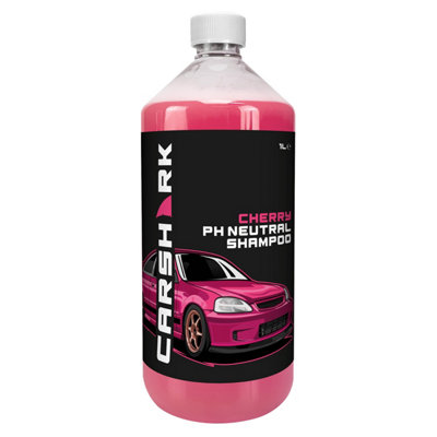CARSHARK PH Neutral Car Shampoo 2 x 1 Litre - Concentrate - Cherry