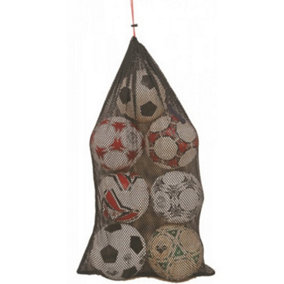 Carta Sport Mesh 12 Ball Football Bag Black (One Size)