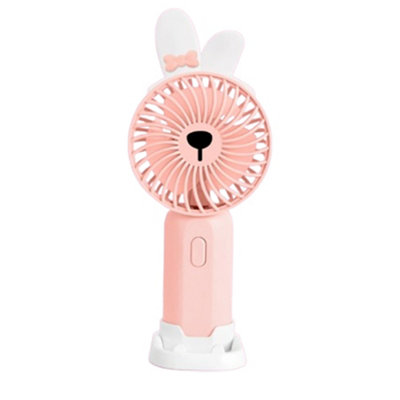 Cartoon handheld small fan USB charging