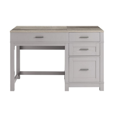 Carver Lift Top Office Desk Grey