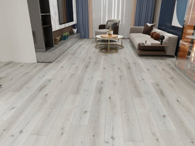 Casa Floors SPC Click Vinyl Floor Frost Grey - 1.33m²/Pack - 8.7mm Thickness