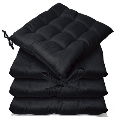 Casabella Pack of 4 Seat Pad for Dining Chair Garden Kitchen Chair pad ...