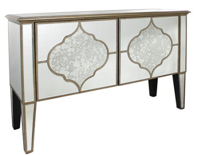 Casablanca 2 Door Mirror Cabinet / TV Stand