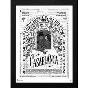 Casablanca 30 x 40cm Framed Collector Print