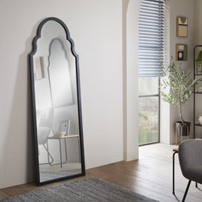 Casablanca Black Leaner Mirror - Black H 170cm X W 60cm