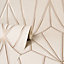 Cascade Geometric Wallpaper Cream / Rose Gold Fine Decor FD42846