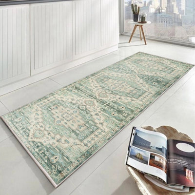 Cashmere Rugs Entrance Door Floor Mat Non Slip Living Room Kitchen Area ...