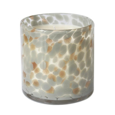 Cashmere & Silk Scented Glass Soy Wax Candle - 6