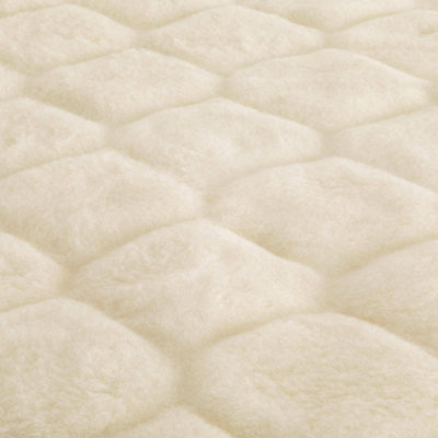 Cashmere Wool Quilt - Natural Shapes