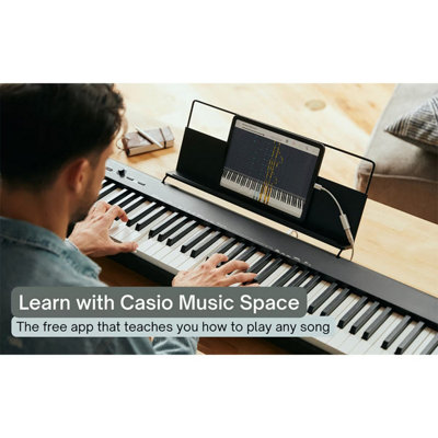 Casio CDP-S105 88-Key Digital Piano with Wooden Stand, Weighted