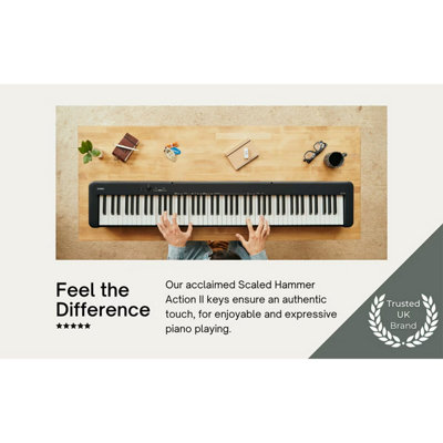 Casio CDP-S105 88-Key Digital Piano with Wooden Stand, Weighted
