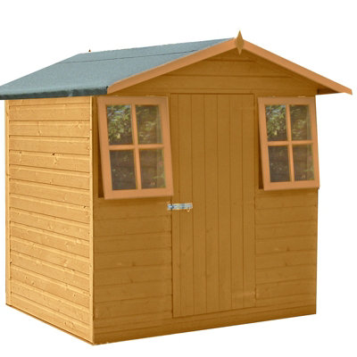 Casita Single Door Tongue and Groove Garden Shed Workshop Approx 7 x 7 ...