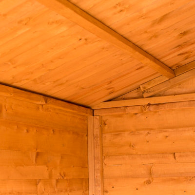 Casita + Verandah Tongue and Groove Garden Shed Workshop Approx 7 x 9 Feet - 6